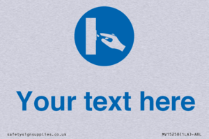 Custom Use Switch Sign